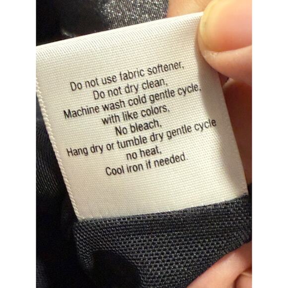 Montiel Performance Athletic Dress Collared Women Small Black Zipper Stretch USA - Picture 10 of 10